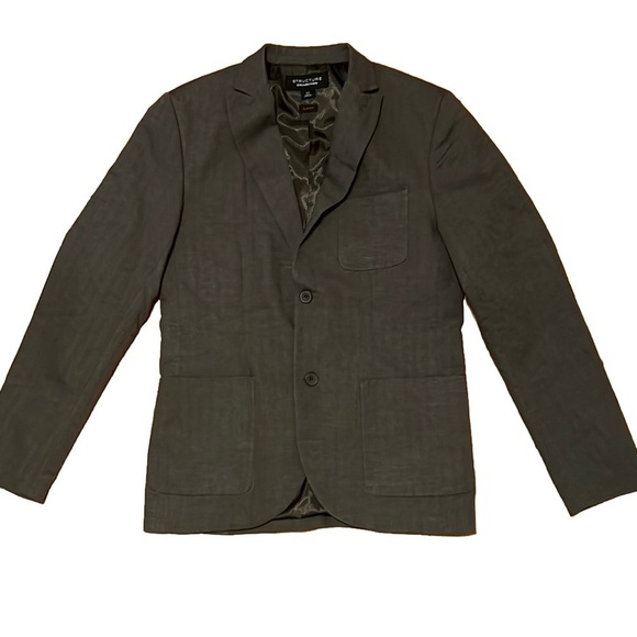 Men’s Grey Structure Collection Small/Slim Blazer - Picture 1 of 12